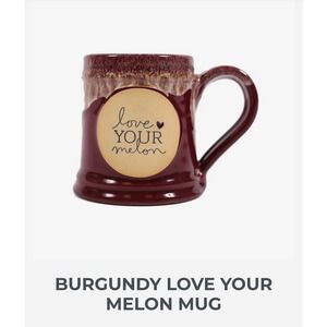 Deneen Pottery - love YOUR melon - Coffee mug
